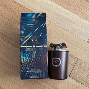 NEW Aromatic candle Maison Berger TEMPTATION SANDALWOOD 240g